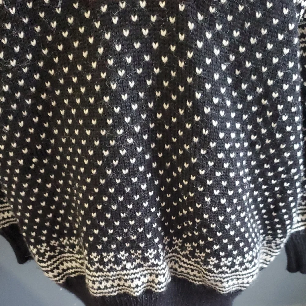 Dale of Norway Black With Multi Colored Sweater with Nordic Elegance - Picture 5 of 15